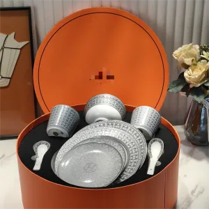 مجموعة الفاخرة أدوات مائدة سيراميك Luxury Ceramic Tableware Set