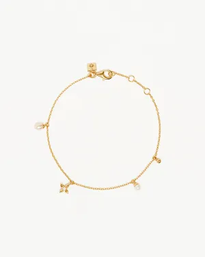 18k Gold Vermeil Live in Peace Bracelet
