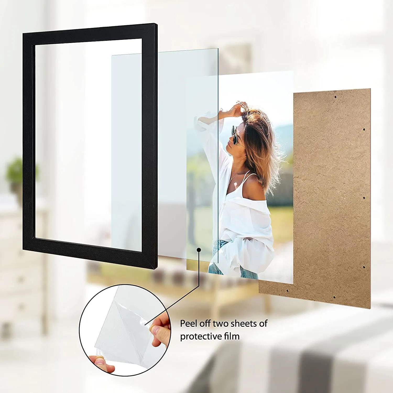 AbhiKalpya Art Studio A3 Photo Frame 12x18 (Decorative Retro) Empty frames for Artwork and Painting (Set of 1)