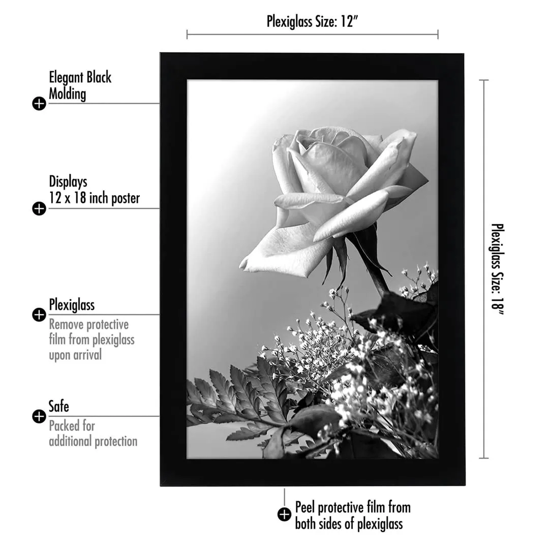 AbhiKalpya Art Studio A3 Photo Frame 12x18 (Decorative Retro) Empty frames for Artwork and Painting (Set of 1)