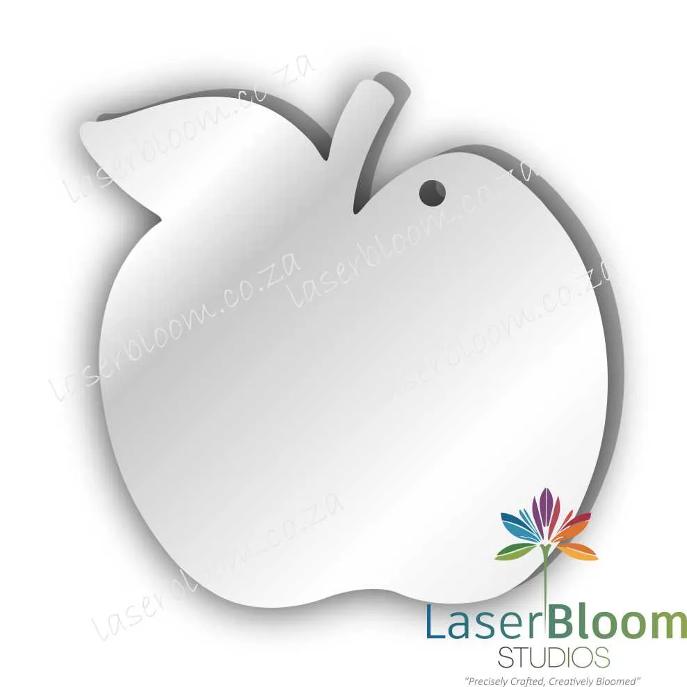 Acrylic Blank  Apple- Select Your Thickness (1.5mm, 2mm, 3mm)