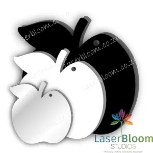 Acrylic Blank  Apple- Select Your Thickness (1.5mm, 2mm, 3mm)