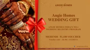 Angie Homes Wedding Mehendi Gift Vouchers for Occasion Online