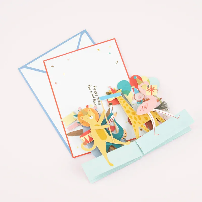 Animal Parade Concertina Card
