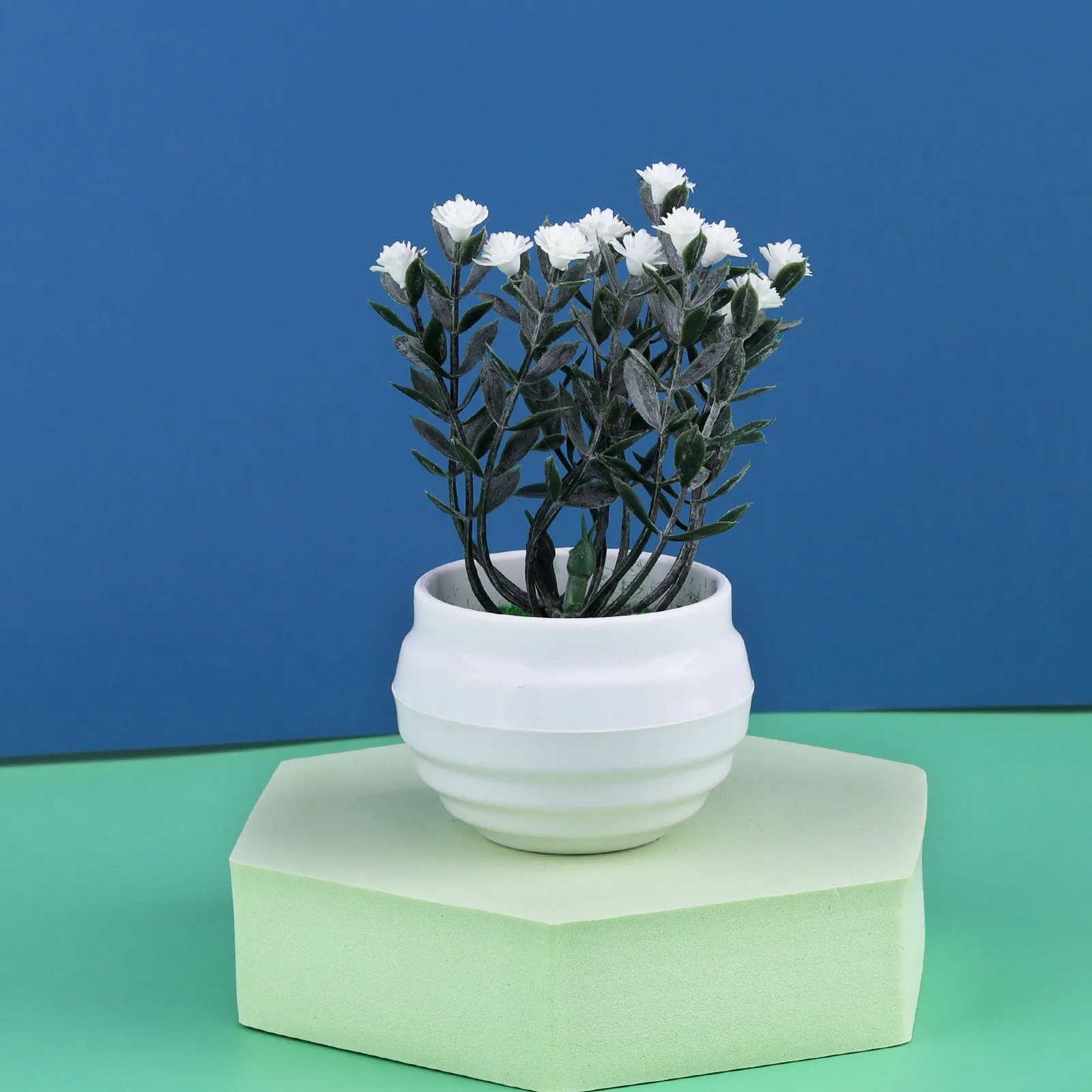 Artificial Mini Bonsai Tree Pot Flower Simulated Tree Decor Plant Fake Flower Potted Ornament For Home Room Garden Decoration