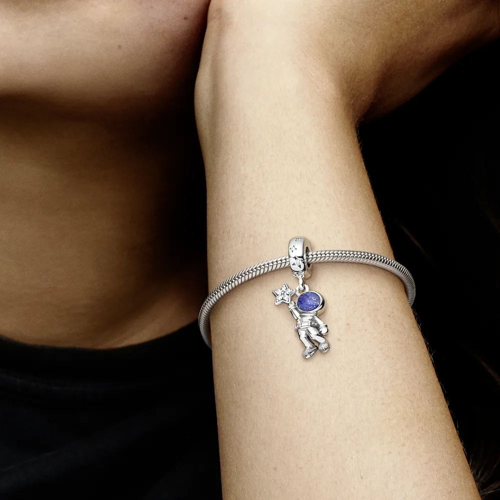 Astronaut In The Galaxy Dangle Charm