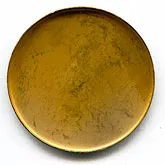 b9-0646-Vintage brass bezel setting for 12mm cabochon. Pkg of 6