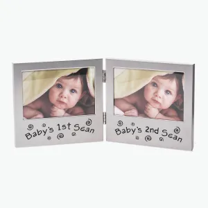 Baby's 1st & 2nd Scan Double Frame