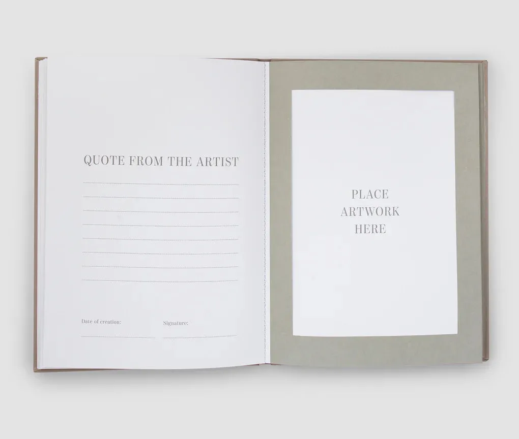 Beige Great Art Frame Book