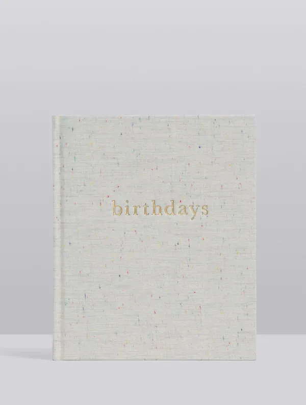 Birthday Memories Journal