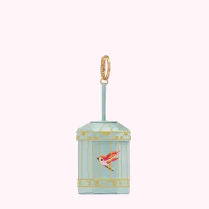 BLUE BIRDCAGE MINI COLLECTIBLE CHARM