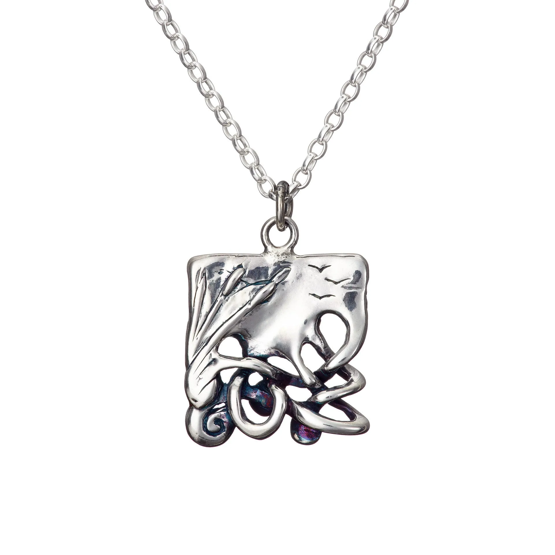 Bog Book Small Page Pendant