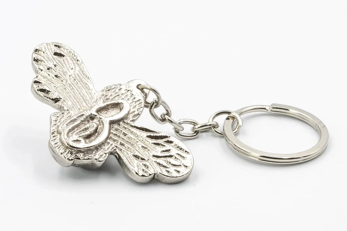 Brass Bee Keyring