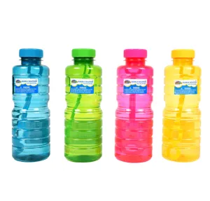 Bubble Blower Non-Toxic Refill Solution –  16oz - Assorted Colors  – Sold Individually