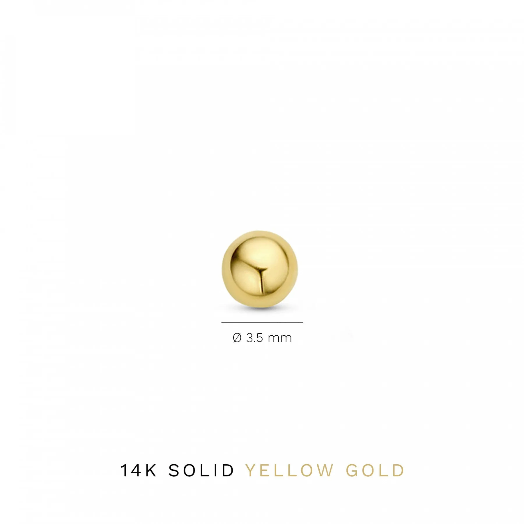 Cadeau d'Isabel 14 karat gold earring set