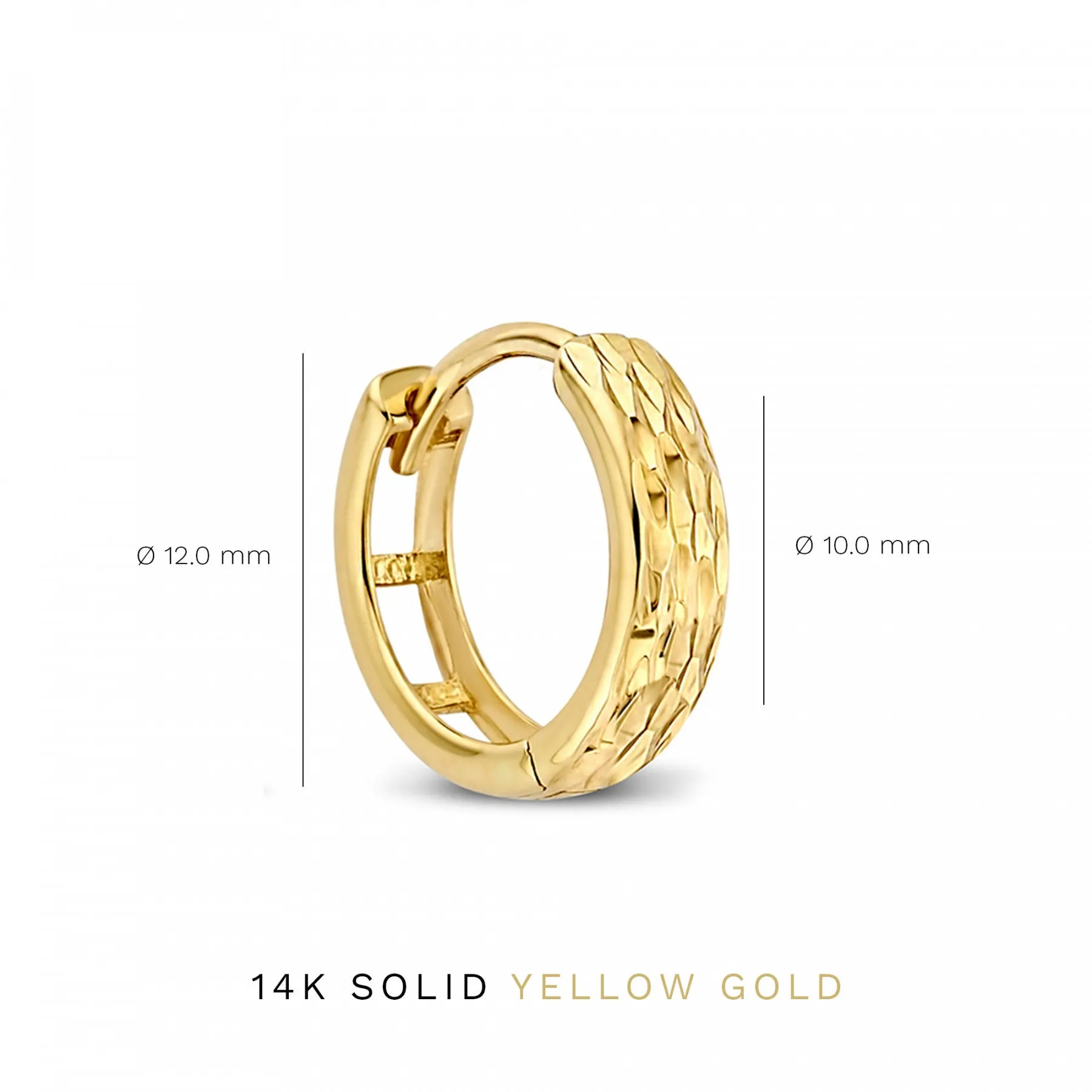 Cadeau d'Isabel 14 karat gold earrings set