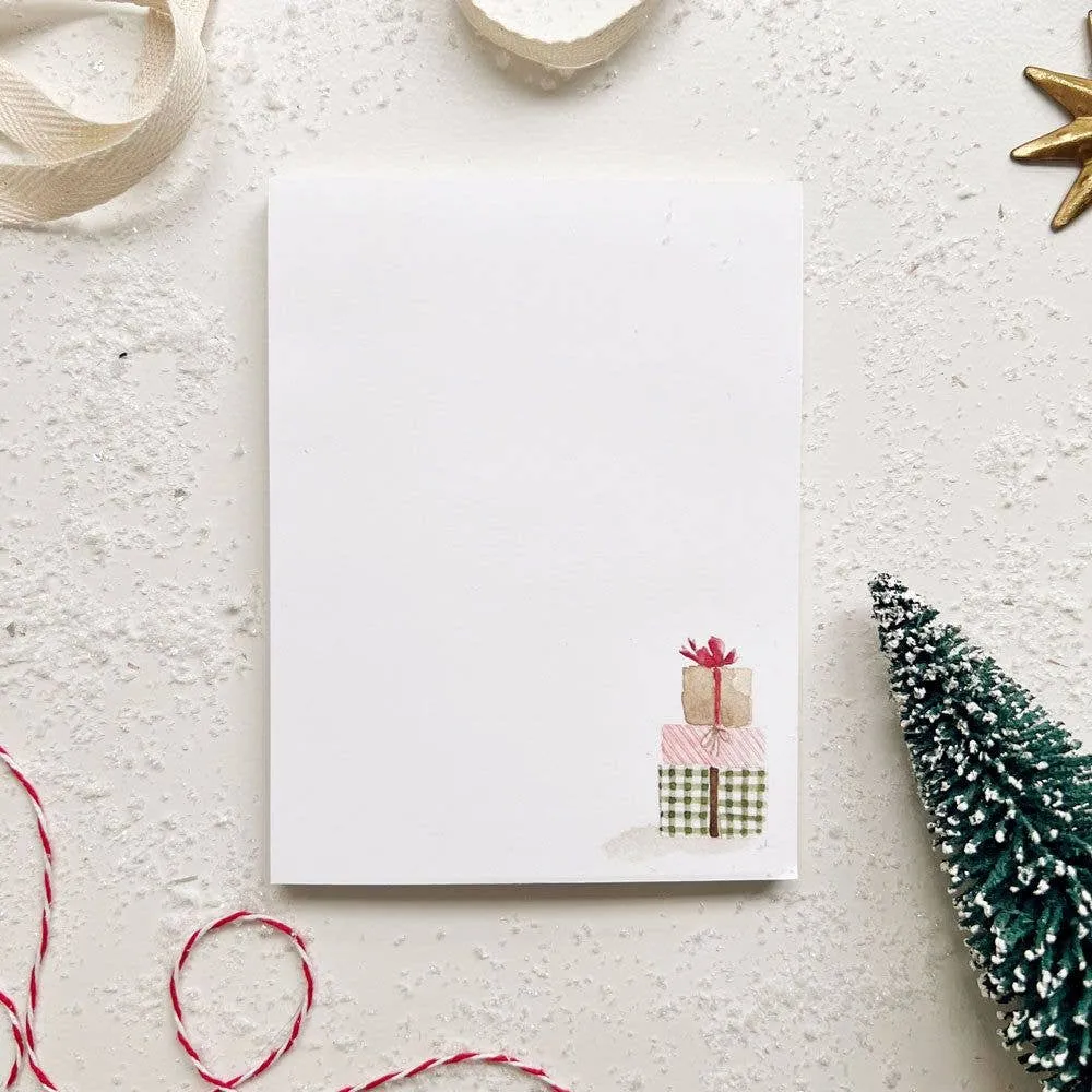 Christmas notepad: Santa