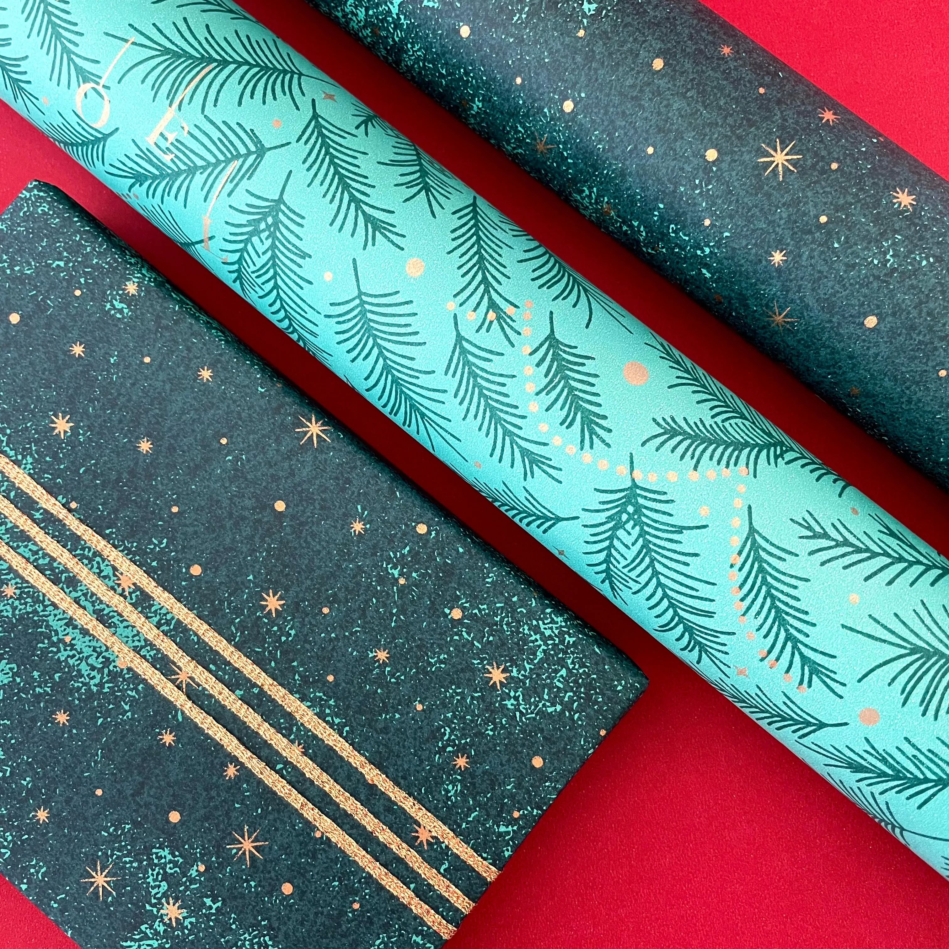 Christmas Tree Lights - Evergreen/Gold