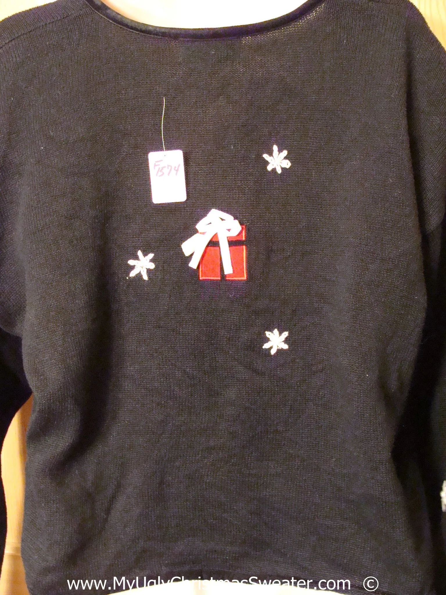 Colorful 3D Bows and Gifts Festive Christmas Sweater