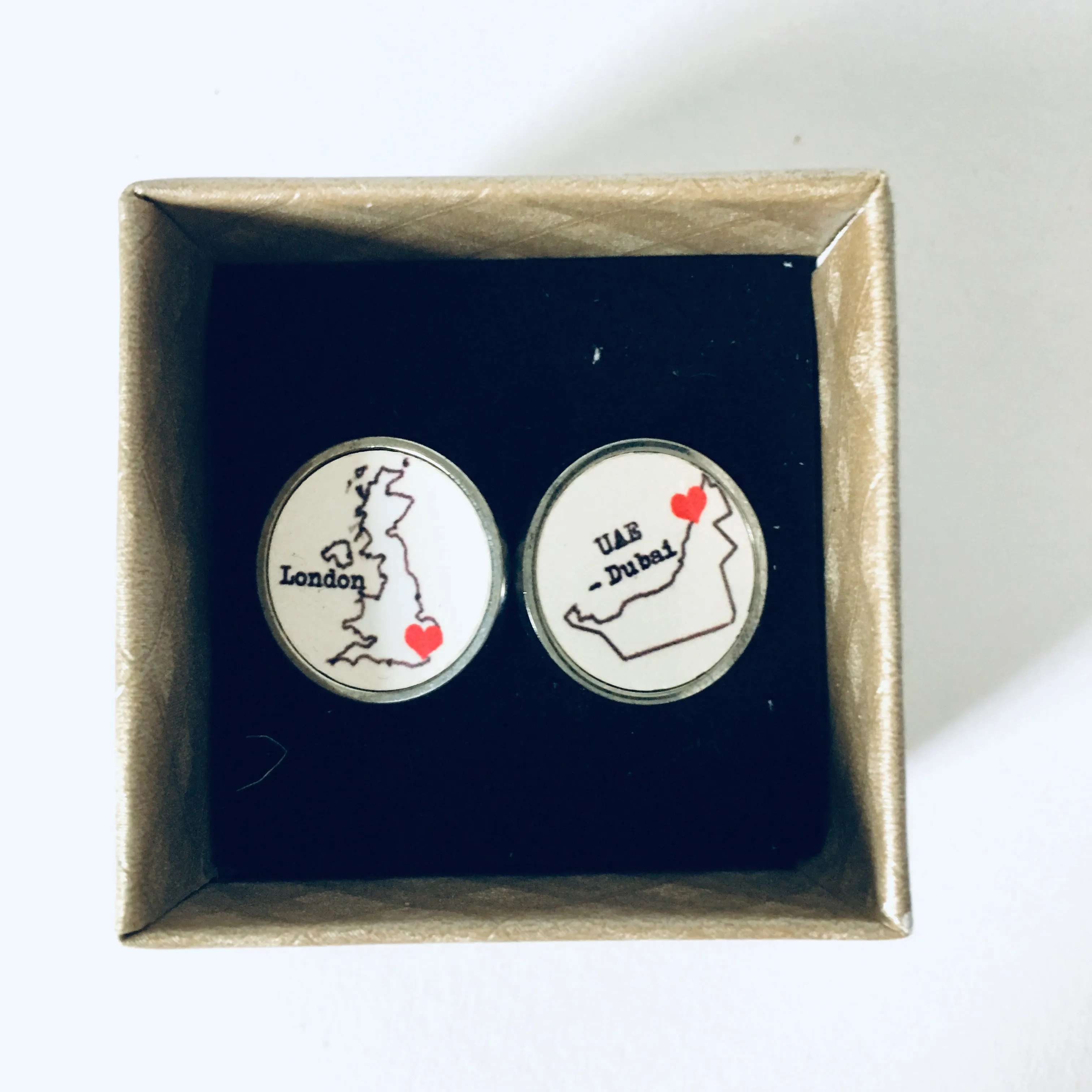 Cufflinks - Our Story - Personalised