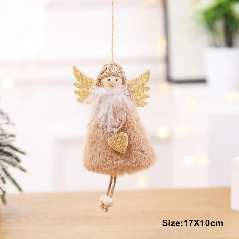 Decoration  Christmas Angel Pendants Christmas Tree Decorations New Year Xmas Gifts  Christmas Ornaments