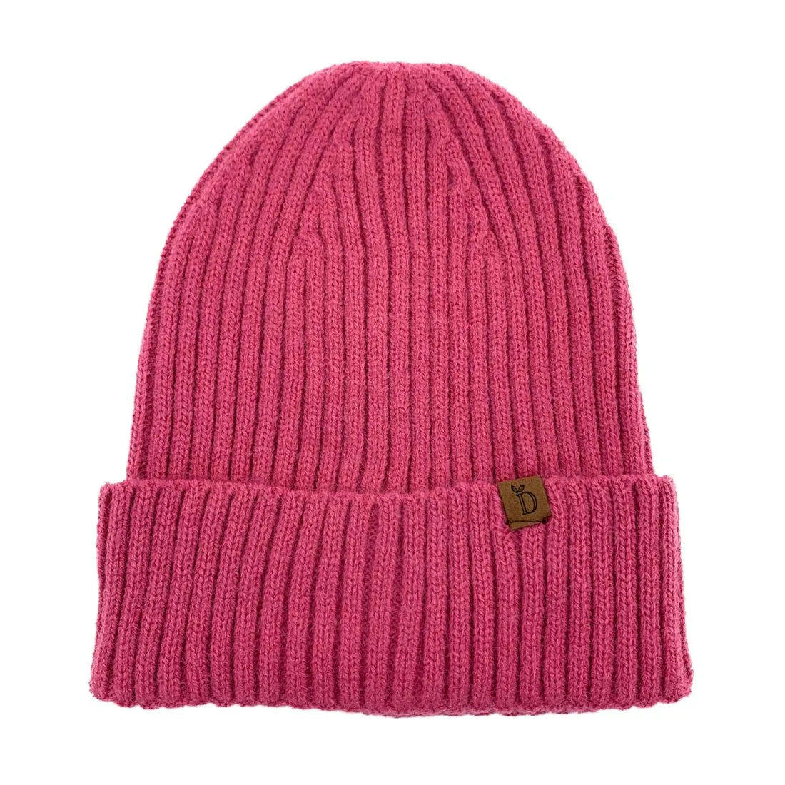Empire Cove Womens Winter Solid Ribbed Knit Cuff Beanie Hat Soft Warm