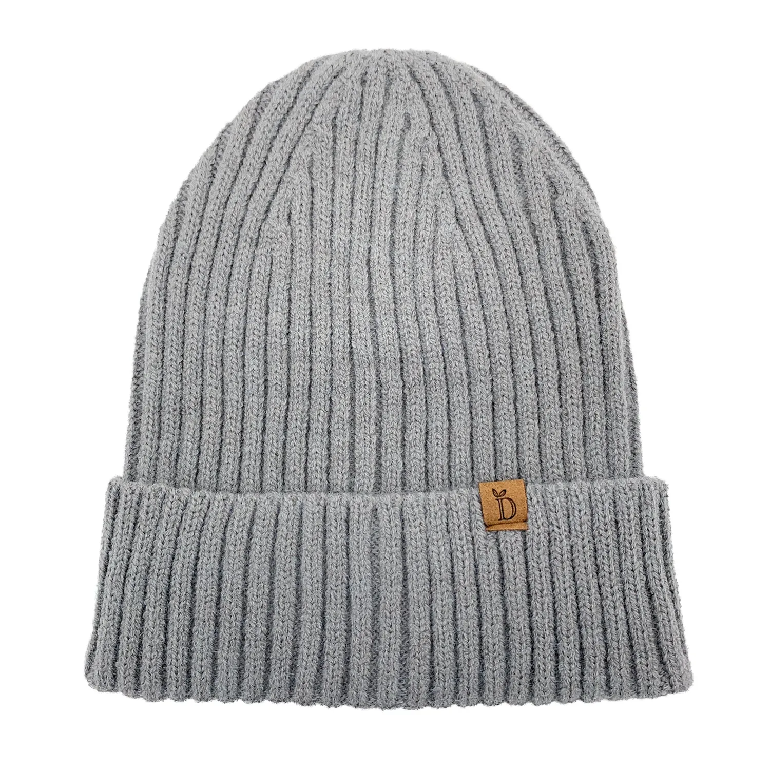 Empire Cove Womens Winter Solid Ribbed Knit Cuff Beanie Hat Soft Warm