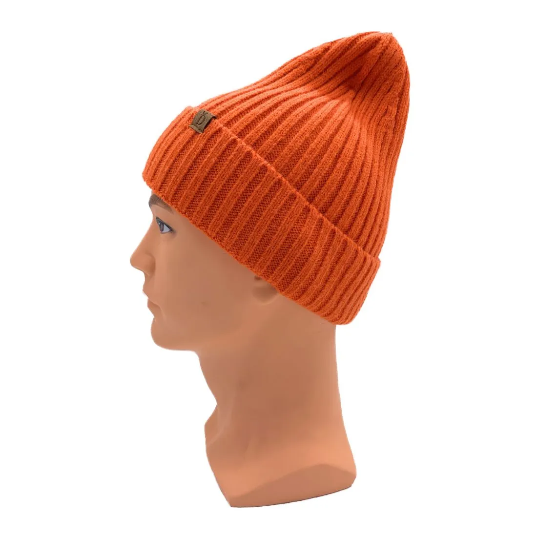 Empire Cove Womens Winter Solid Ribbed Knit Cuff Beanie Hat Soft Warm