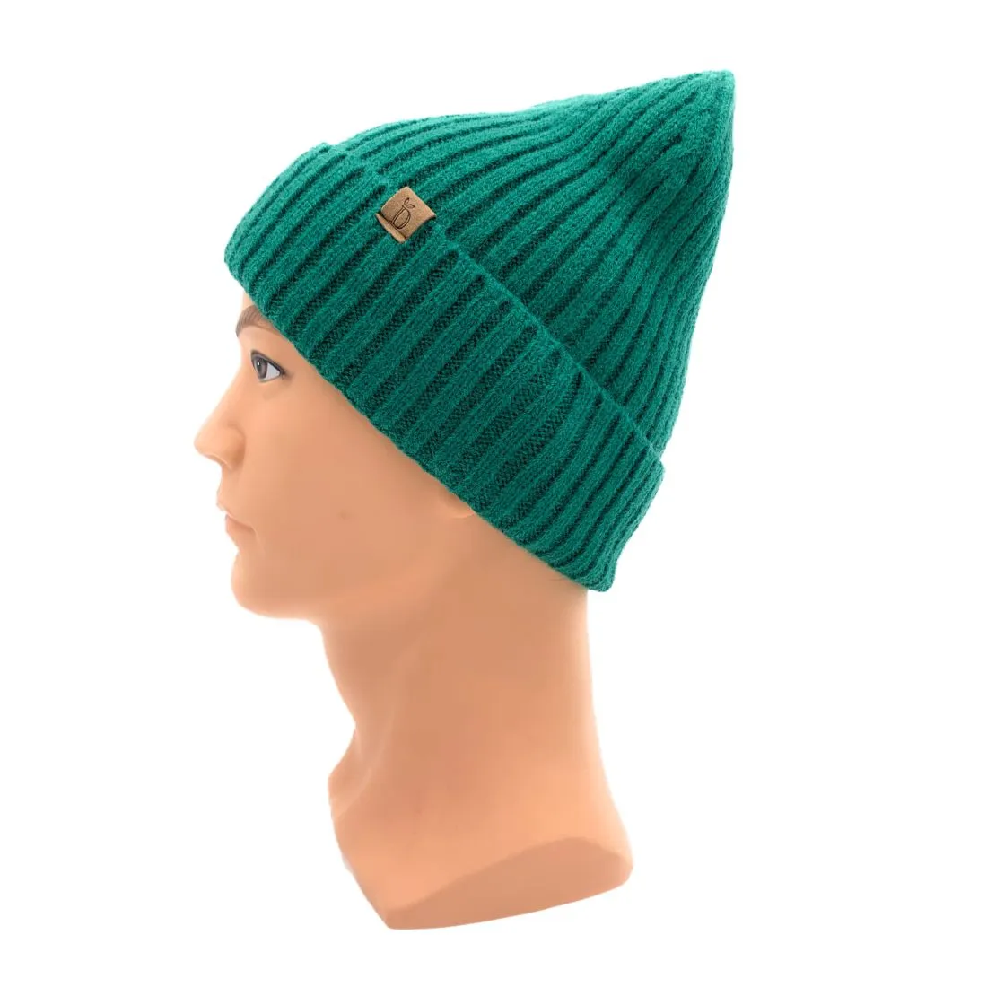 Empire Cove Womens Winter Solid Ribbed Knit Cuff Beanie Hat Soft Warm