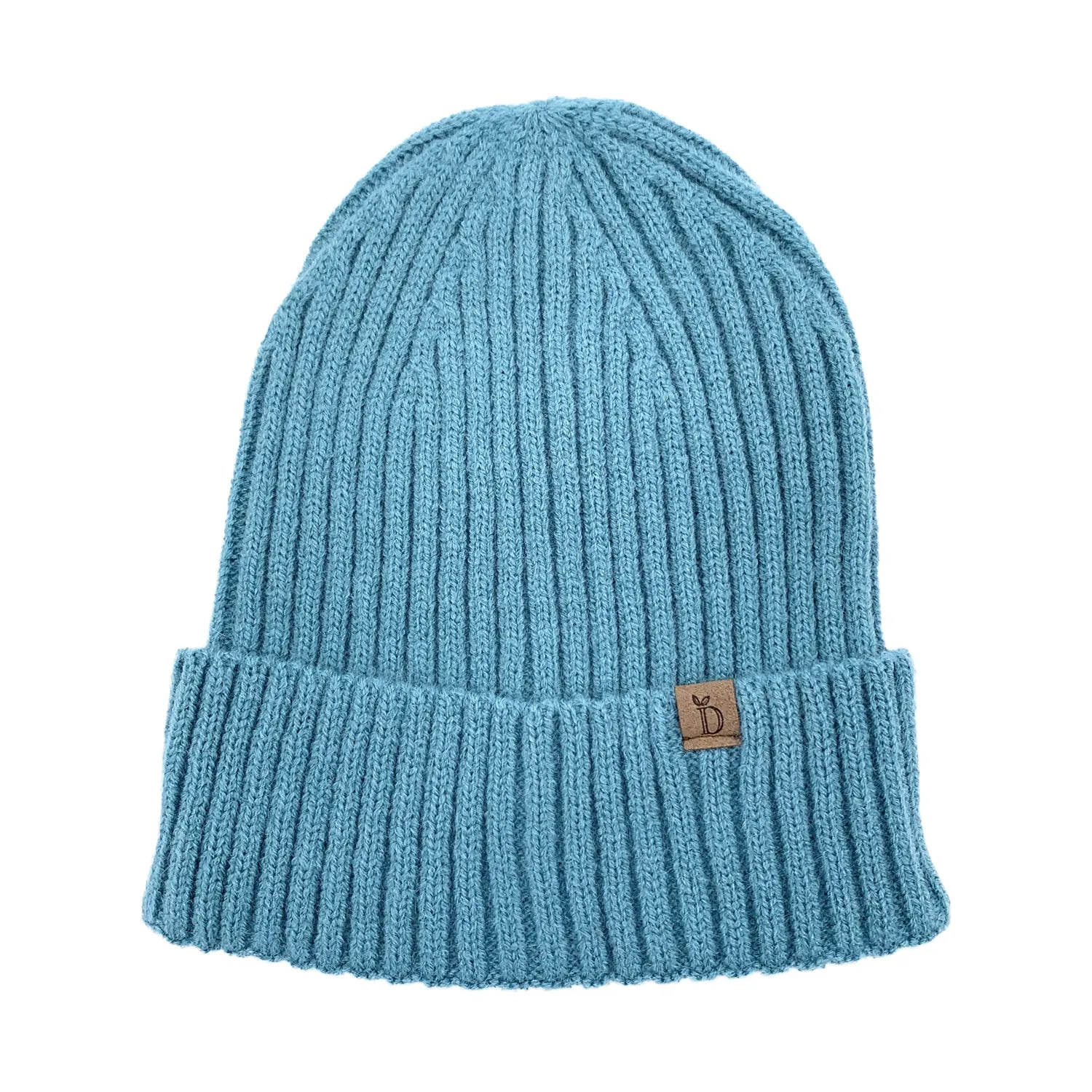 Empire Cove Womens Winter Solid Ribbed Knit Cuff Beanie Hat Soft Warm