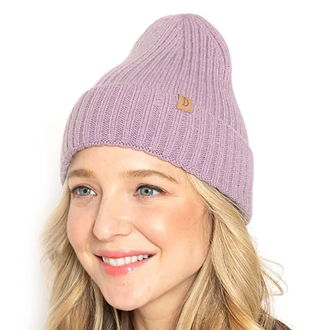Empire Cove Womens Winter Solid Ribbed Knit Cuff Beanie Hat Soft Warm