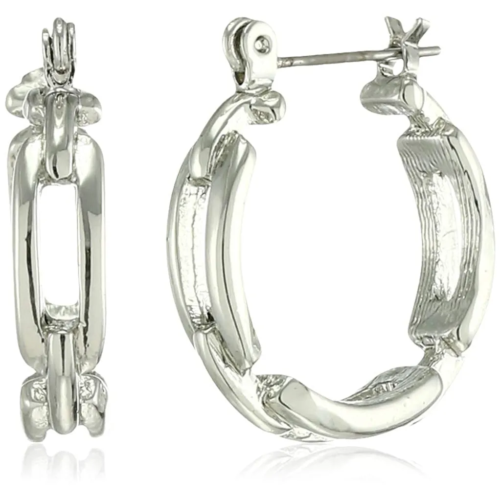 Estele Gold Plated American diamond Flower Drop Earrings for women