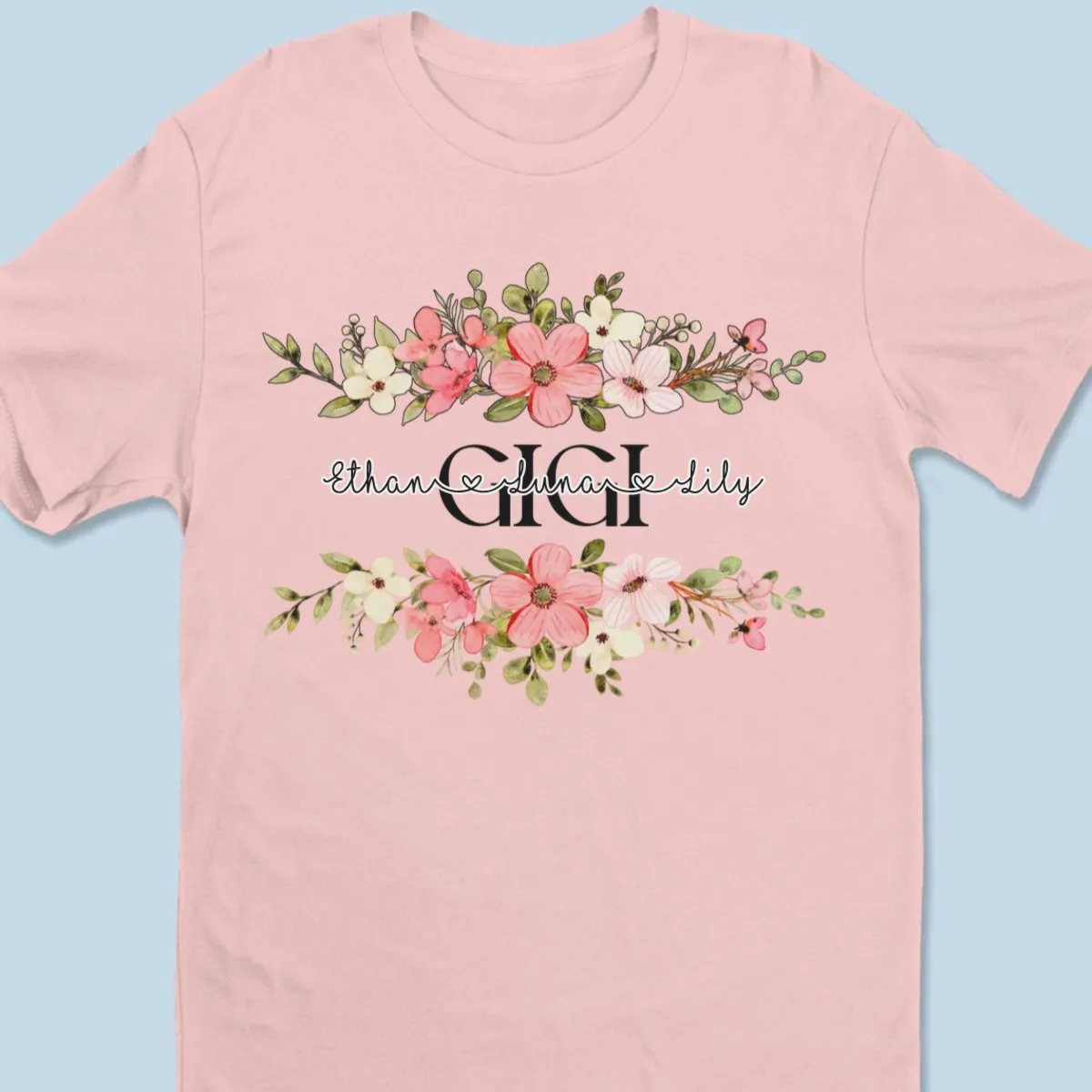 Family - We Are Born Of Love, Love Is Our Grandma - Personalized Unisex T-shirt, Hoodie, Sweatshirt