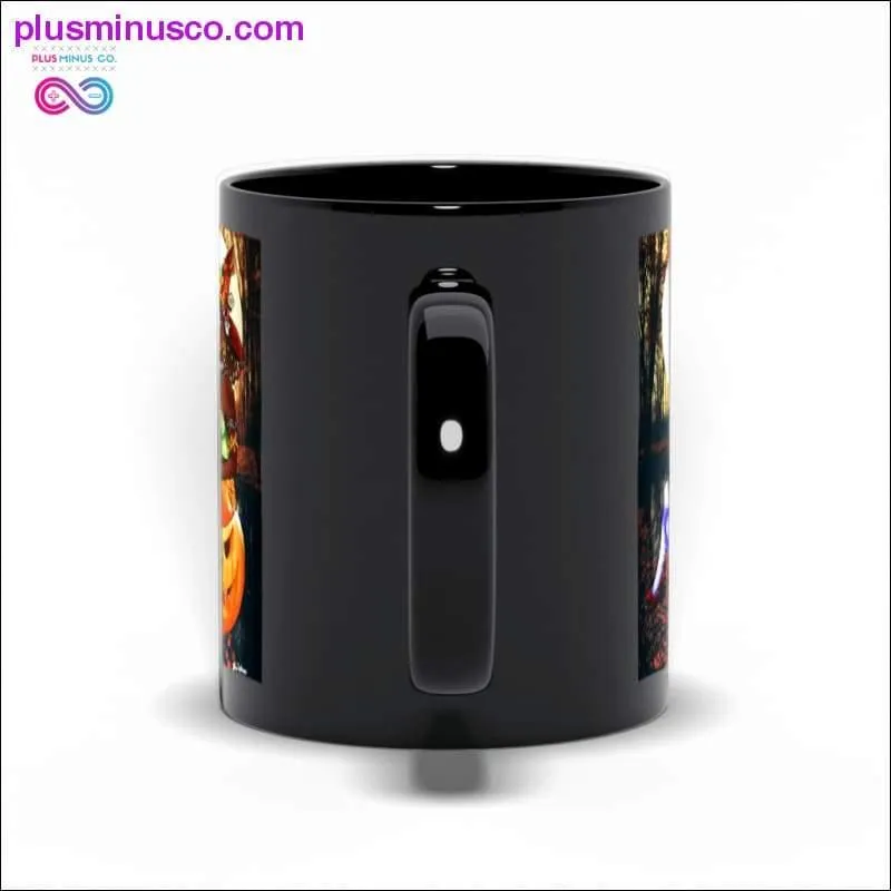 first day of October Black Mugs