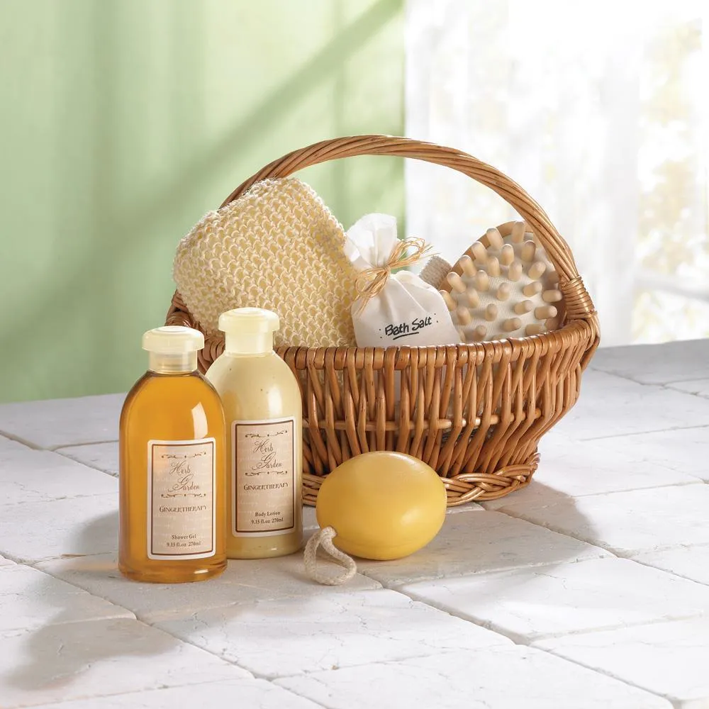 Ginger Therapy Bath & Body Gift Basket