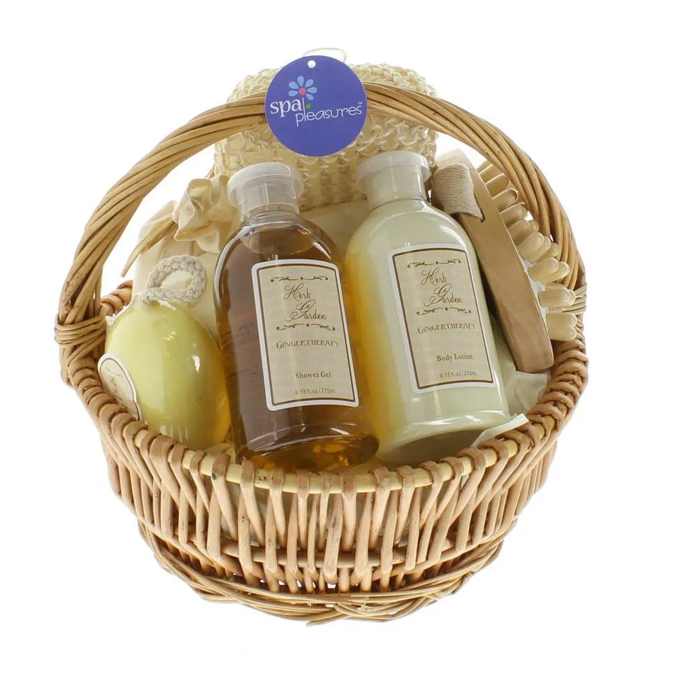 Ginger Therapy Bath & Body Gift Basket