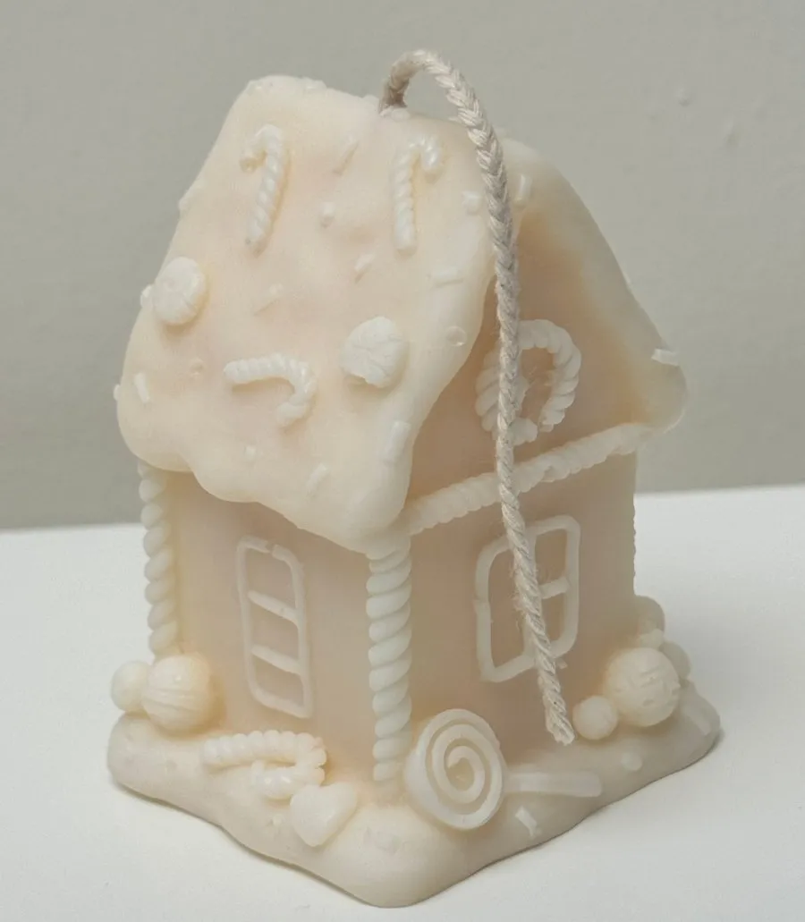 Gingerbread house Soy Wax Scented Candle | Christmas Home Decoration