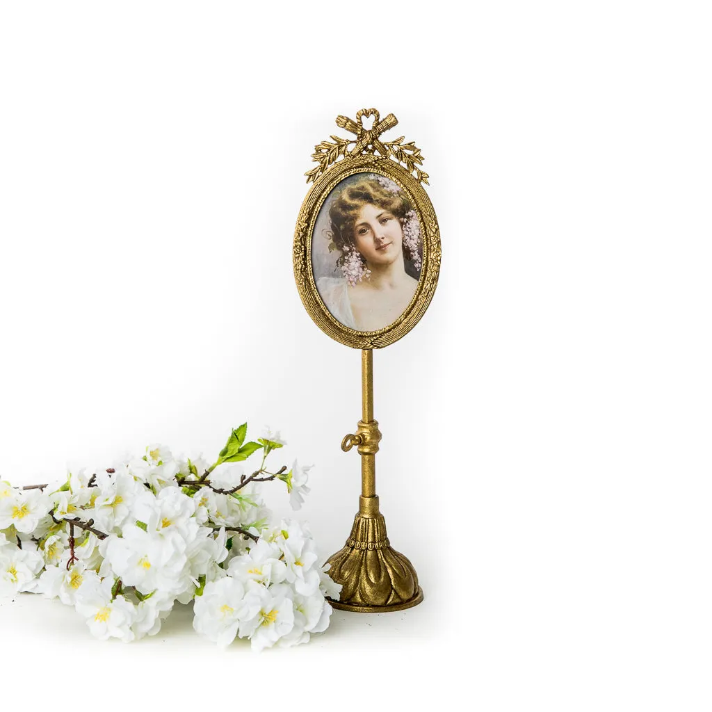 Gold Pedestal Frame
