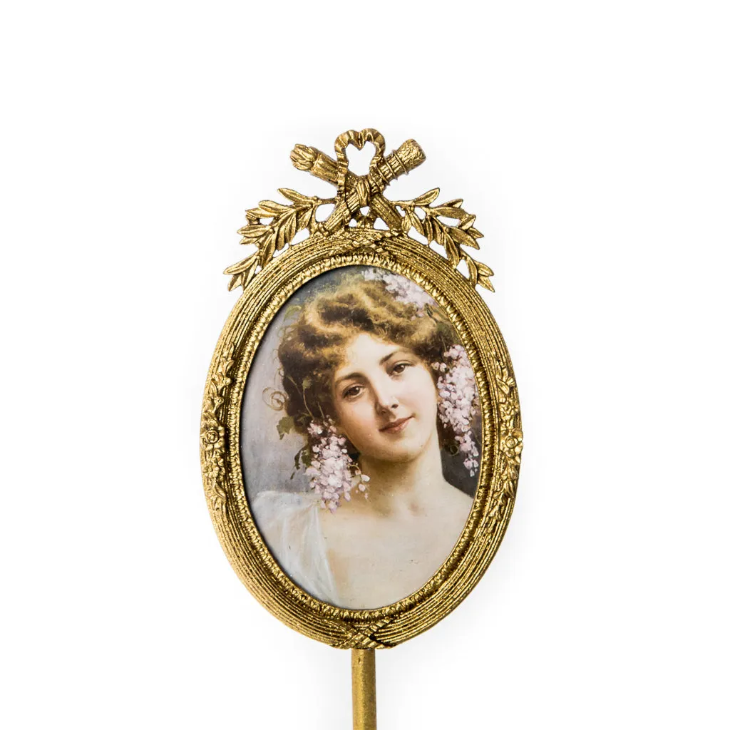 Gold Pedestal Frame