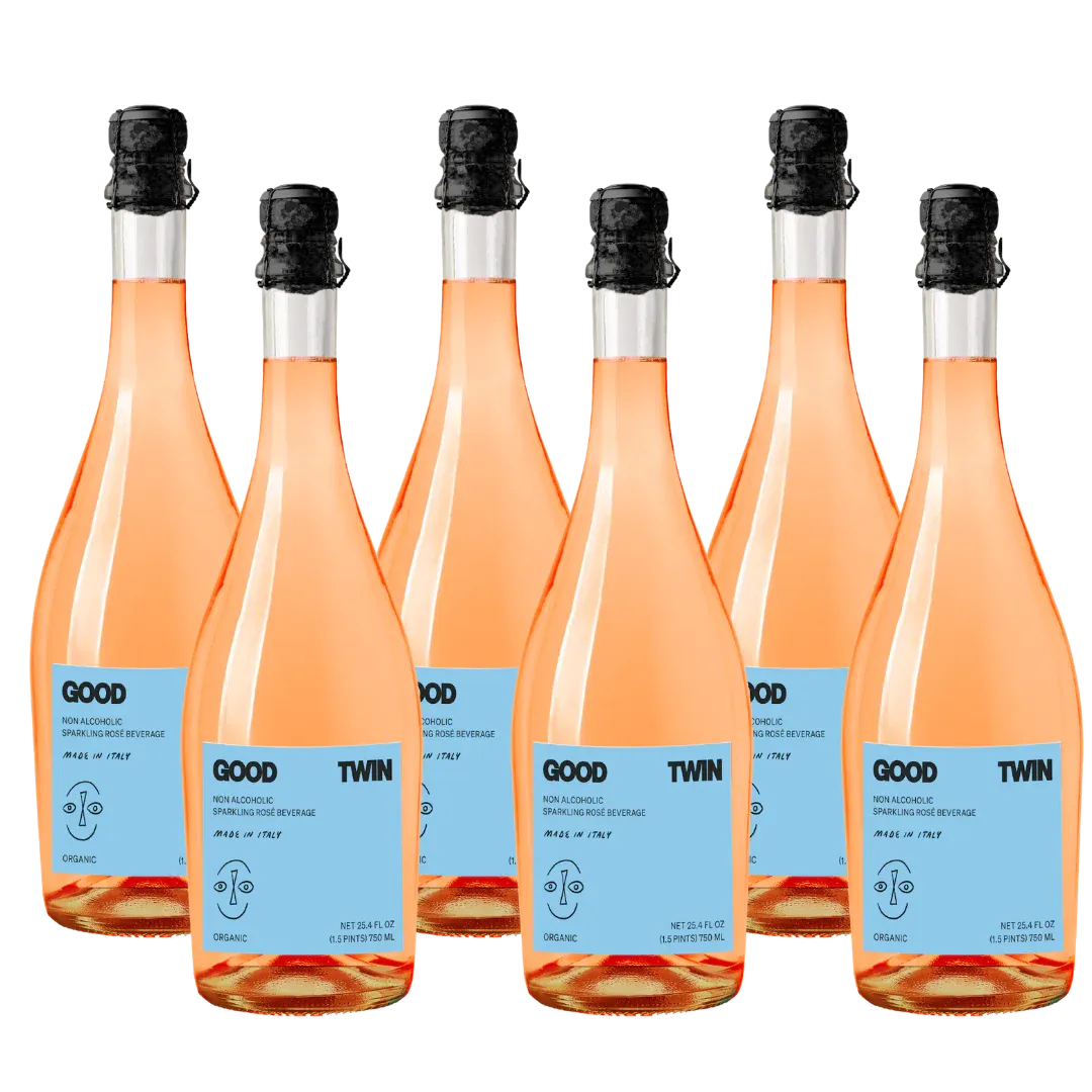 GOOD TWIN ORGANIC SPARKLING ROSE NON- ALC