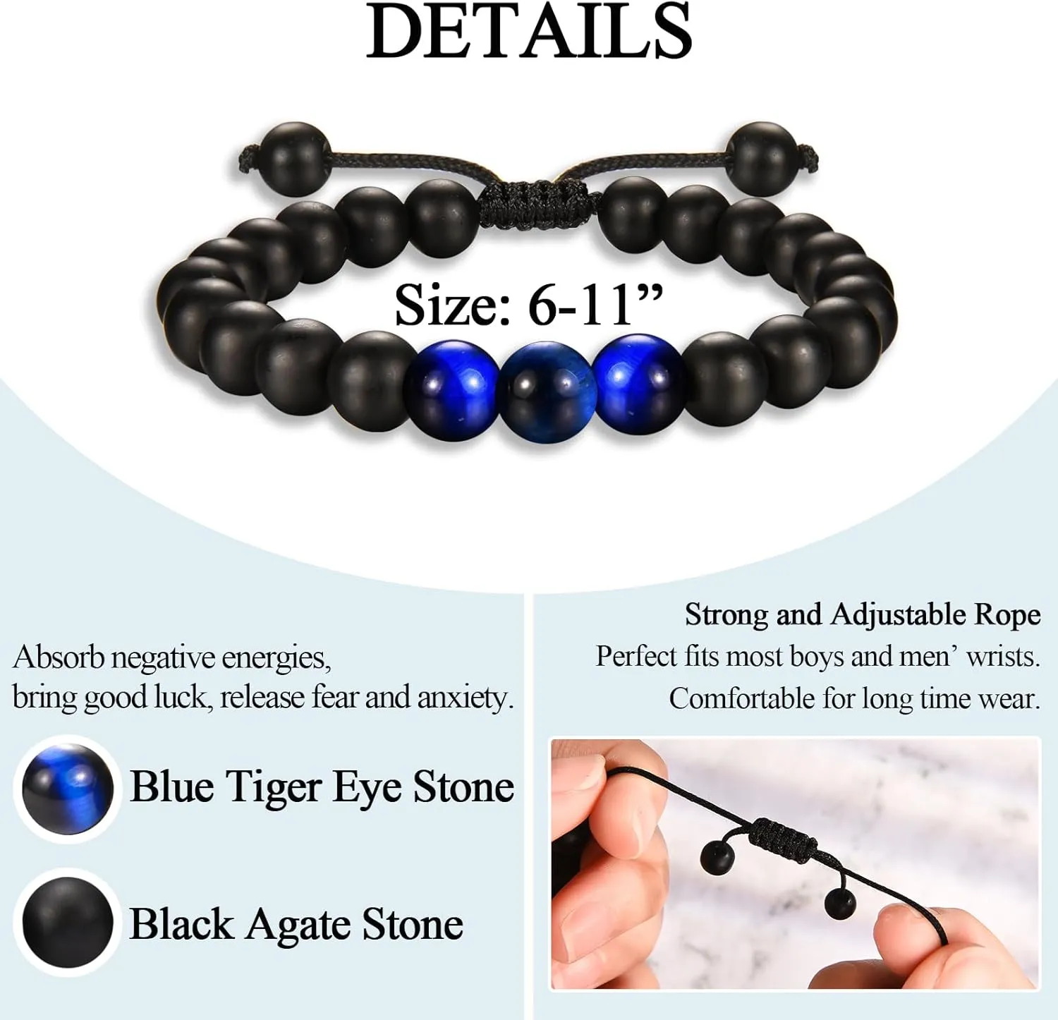 Graduation Gifts for Him Boys Men 2025 High School/Kindergarten/Preschool/ 5th 6th 8th Grade/College/Master Degree/Middle School Graduation Gifts Bracelet for Son Grandson Nephew Boyfriend Friend