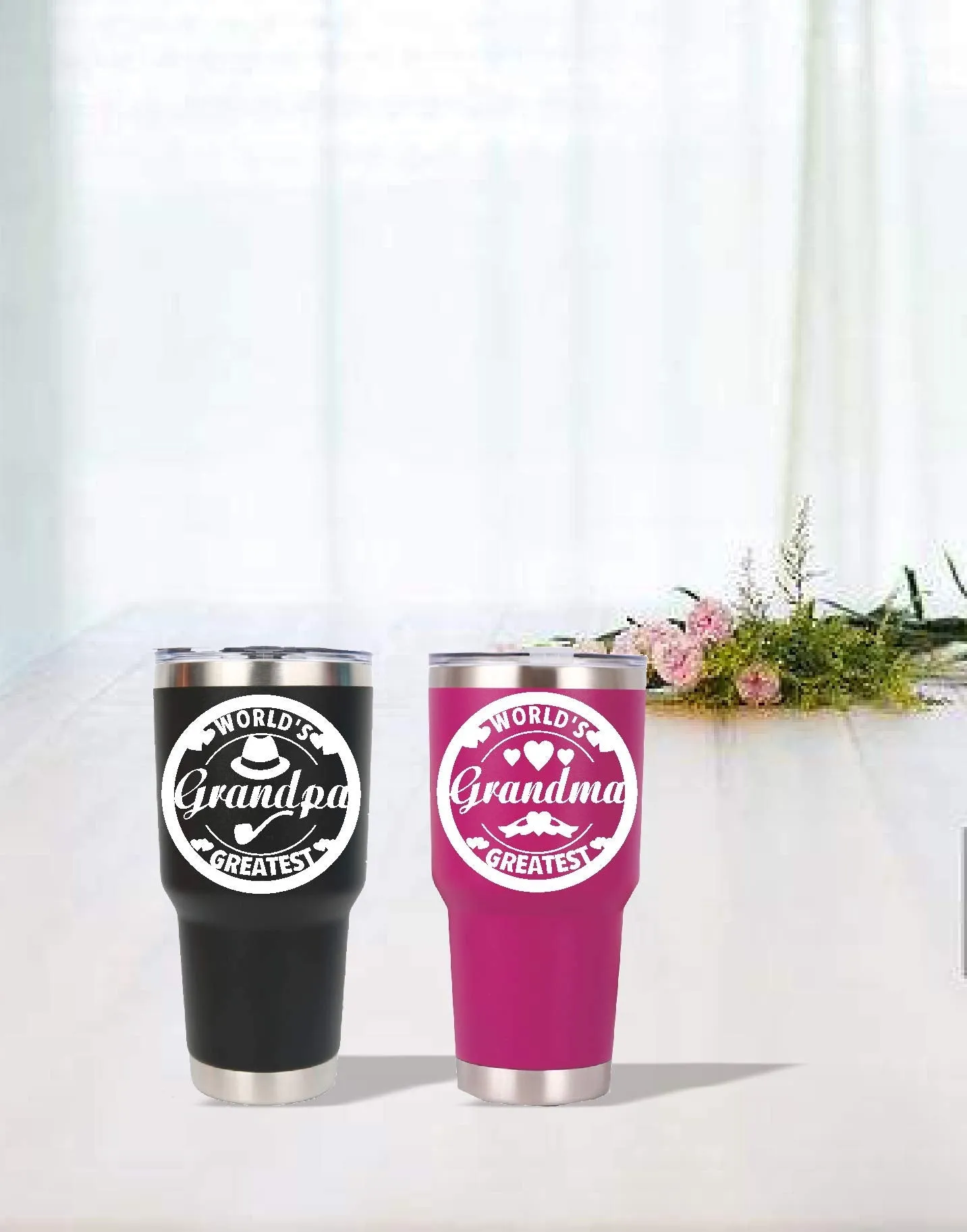 Grandparents Mugs Set, Good Gifts for Grandparents, Gifts for Grandma and Grandpa, Grandma