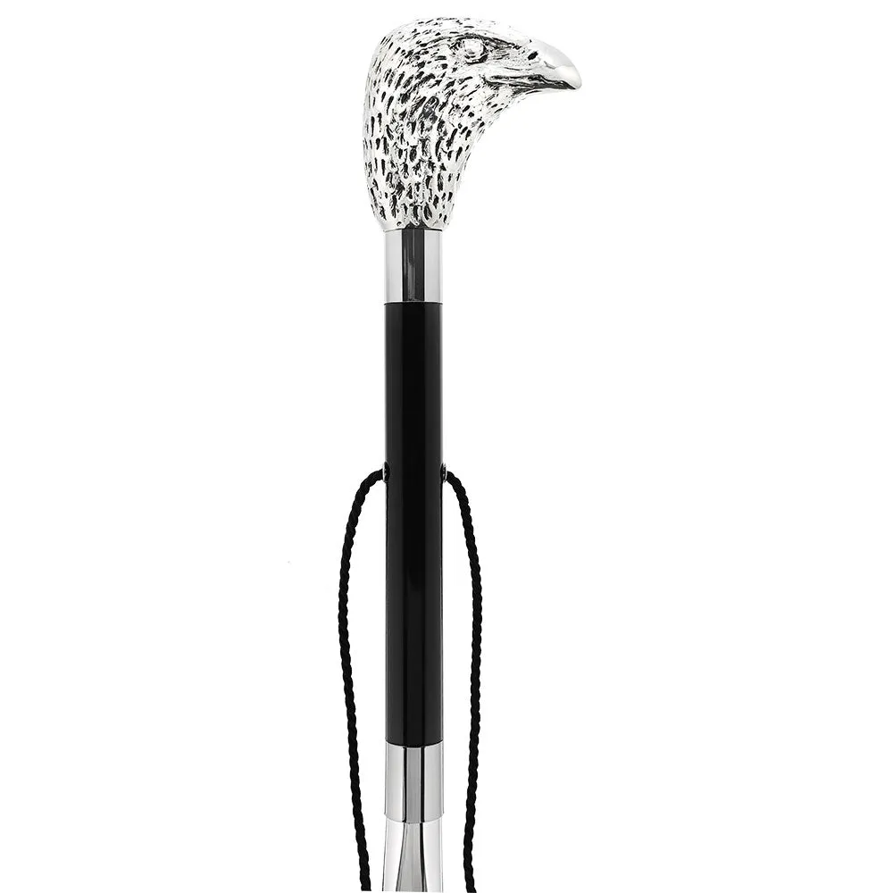 Italian Luxury: Hawk Shoehorn, Crafted in Elegant 925r Silver