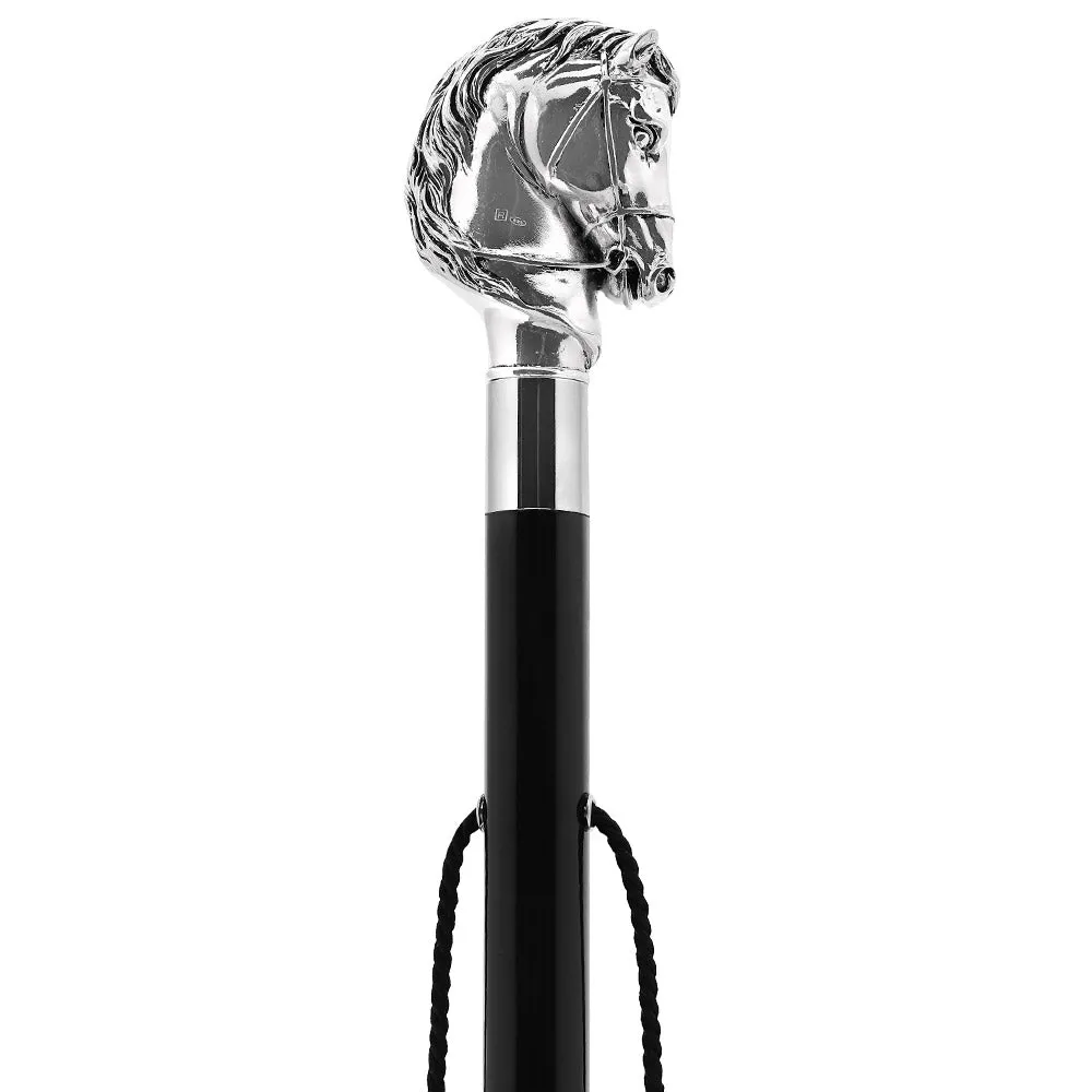 Italian Luxury: Horse Shoehorn, Crafted in Elegant 925r Silver