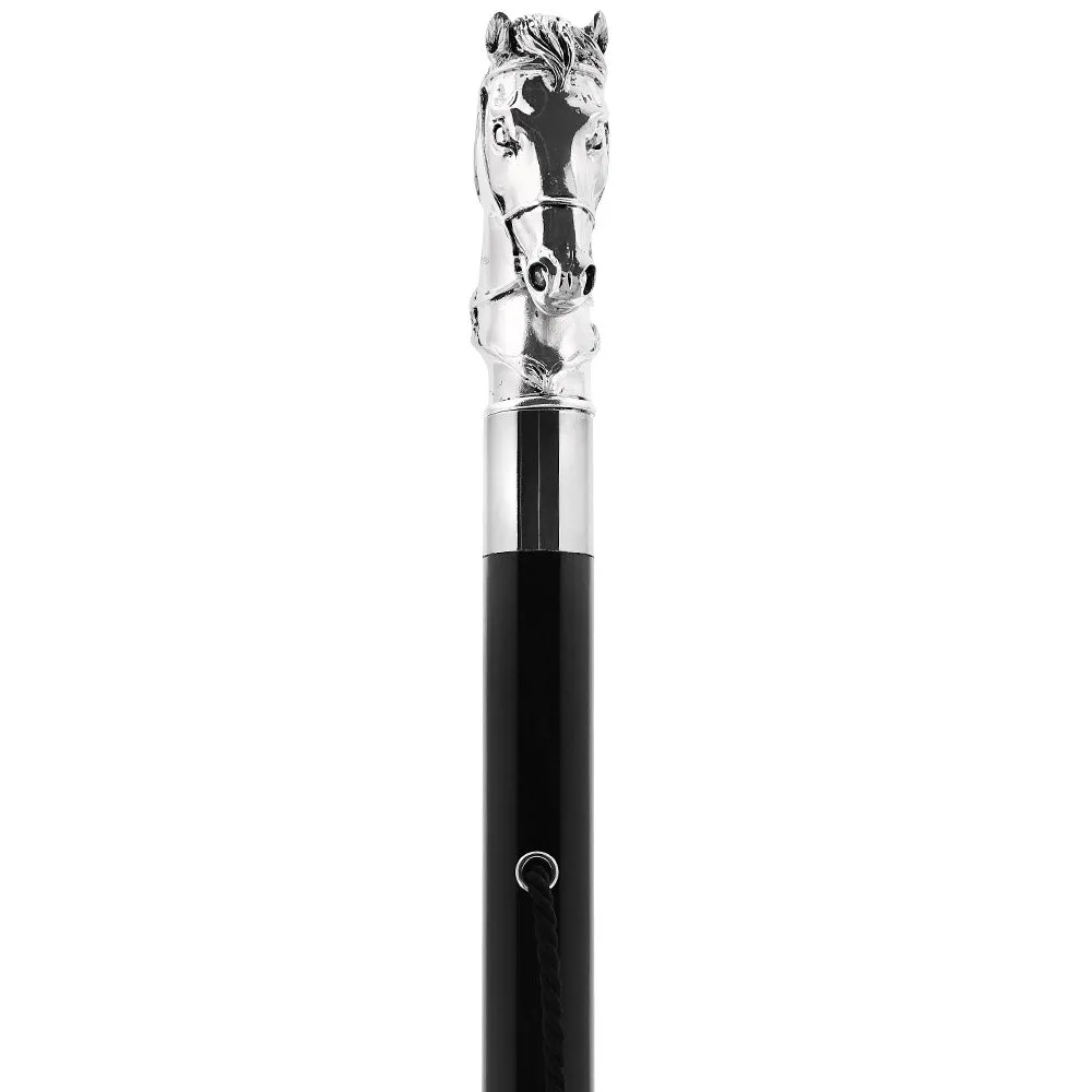 Italian Luxury: Horse Shoehorn, Crafted in Elegant 925r Silver