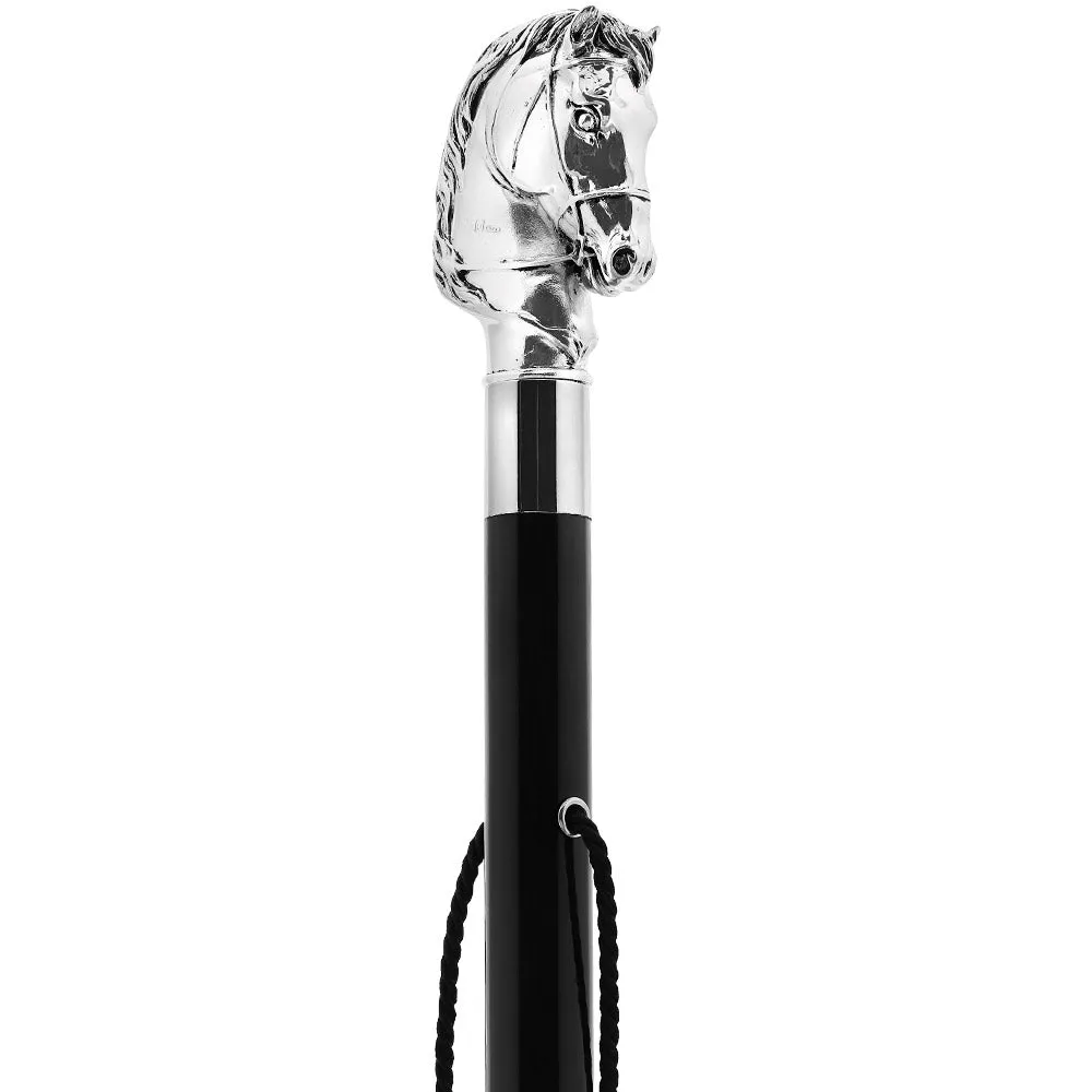 Italian Luxury: Horse Shoehorn, Crafted in Elegant 925r Silver