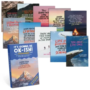 It’s Gonna Be OK-Ish Reasonable Achievement Postcard Book