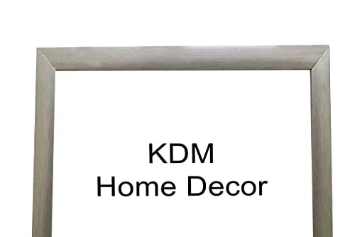 KDM HOME DECOR Photo Frames 2=6x8 inch set 2 Silver Color Table Top/Wall Hanging