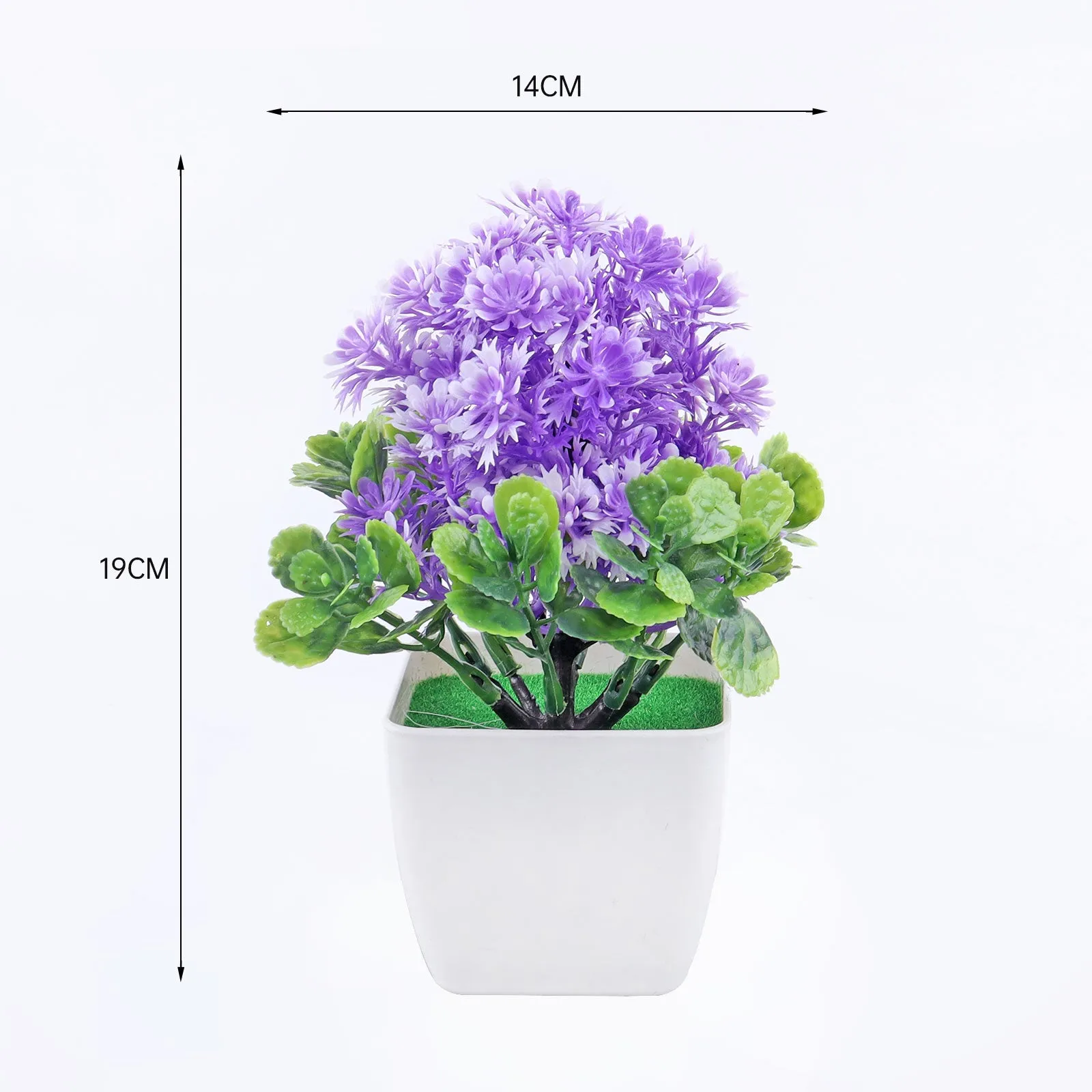 Mini Artificial Plant Bonsai Small Simulated Tree Pot Plants Fake Flowers Office Table Potted Ornaments Home Garden Decor