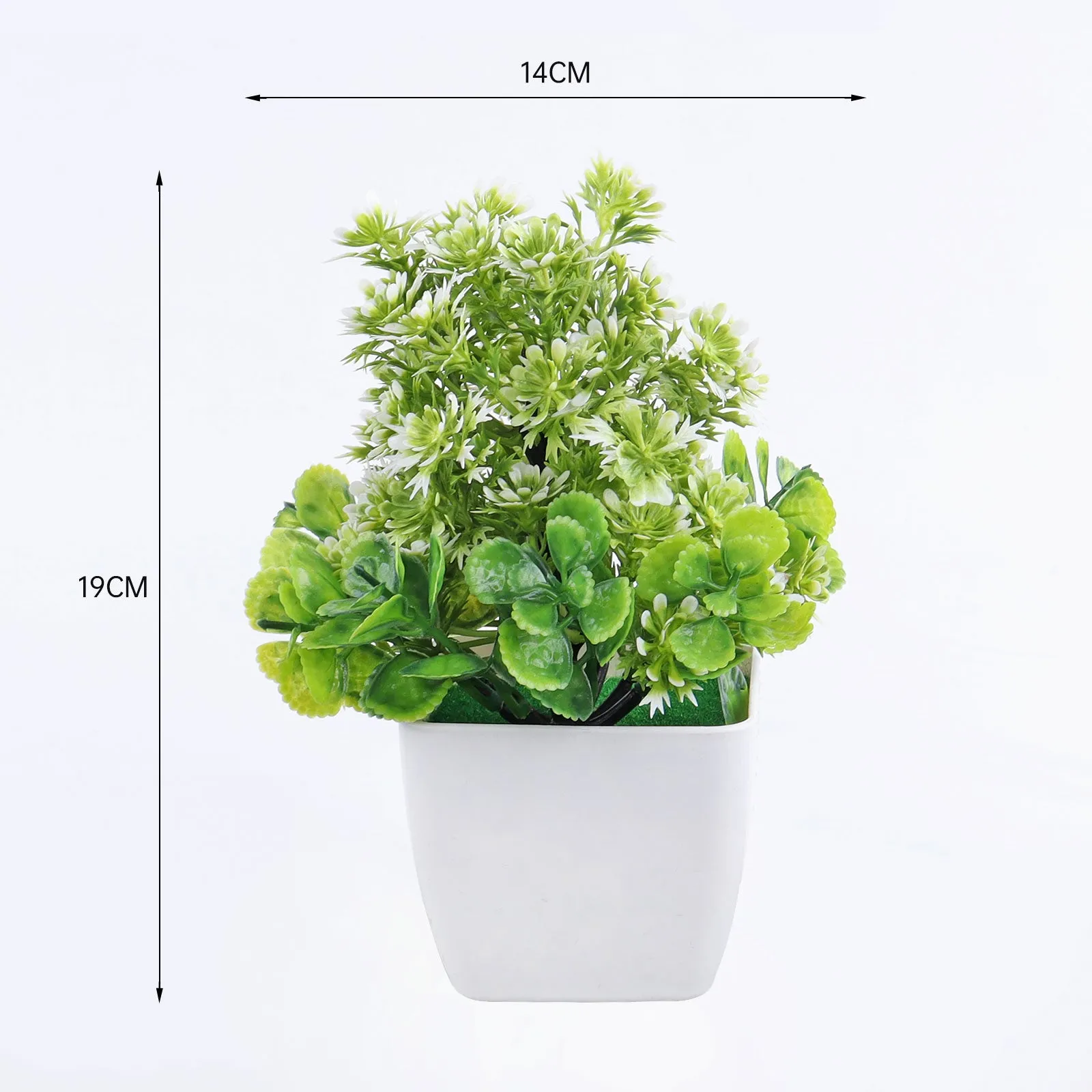 Mini Artificial Plant Bonsai Small Simulated Tree Pot Plants Fake Flowers Office Table Potted Ornaments Home Garden Decor